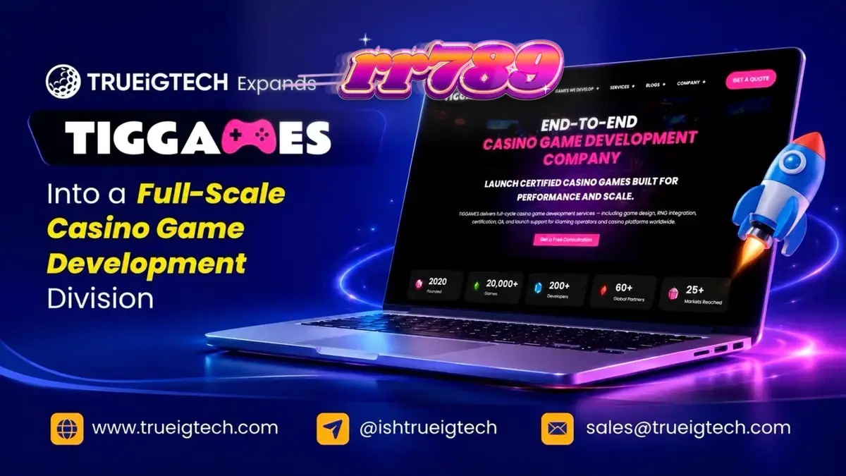 Ilustrasi teknologi pengembangan game kasino modern dan integrasi API.